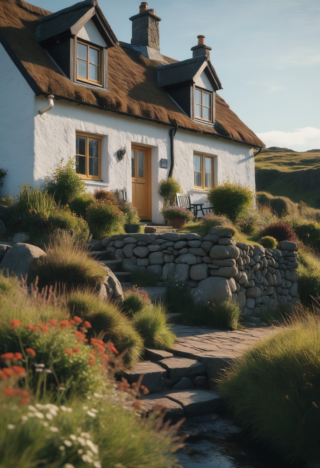 00092-a beautiful cottage, scotland coastal village, (sharp focus_1.2), extremely detailed, (photorealistic_1.4), (RAW image, 8k high.png